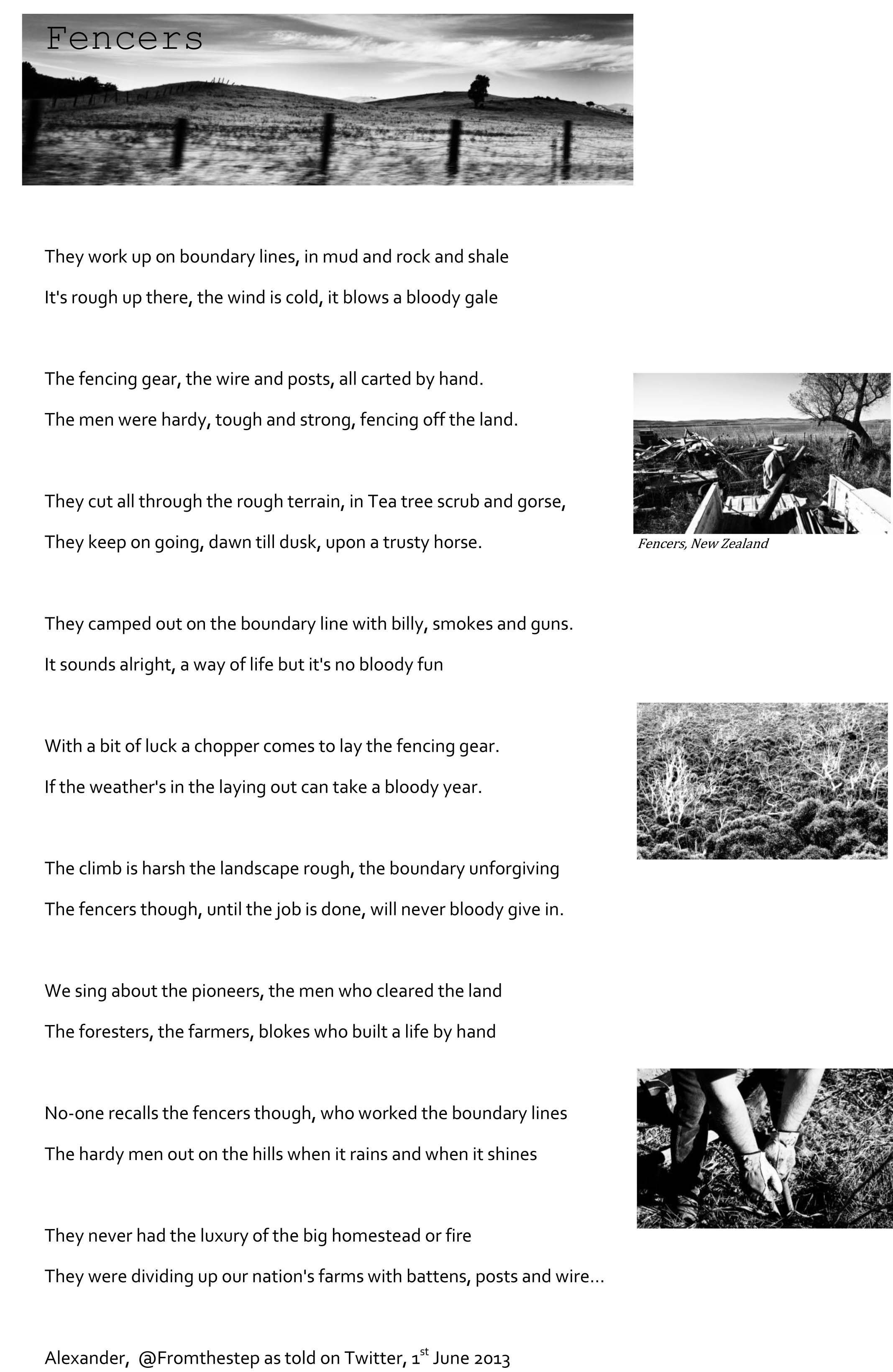 Fencers - Poem